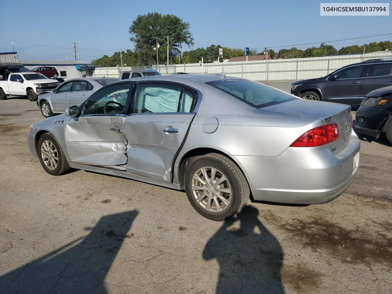 2011 Buick Lucerne Cxl VIN: 1G4HC5EM5BU137994 Lot: 74635784