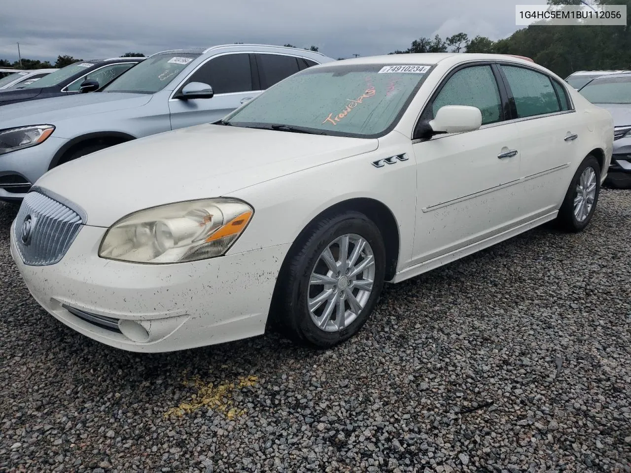 2011 Buick Lucerne Cxl VIN: 1G4HC5EM1BU112056 Lot: 74910234