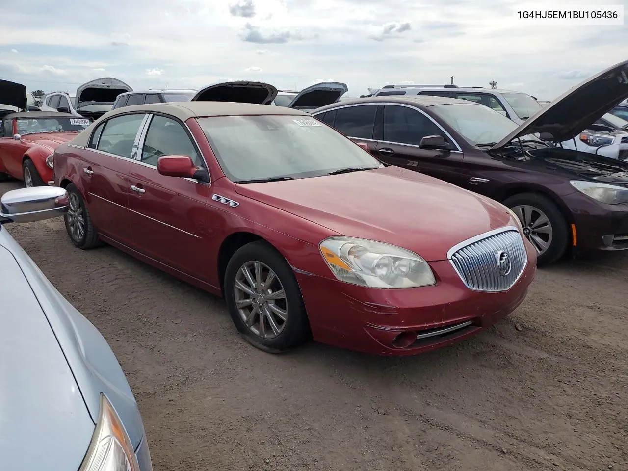 2011 Buick Lucerne Cxl VIN: 1G4HJ5EM1BU105436 Lot: 76168874