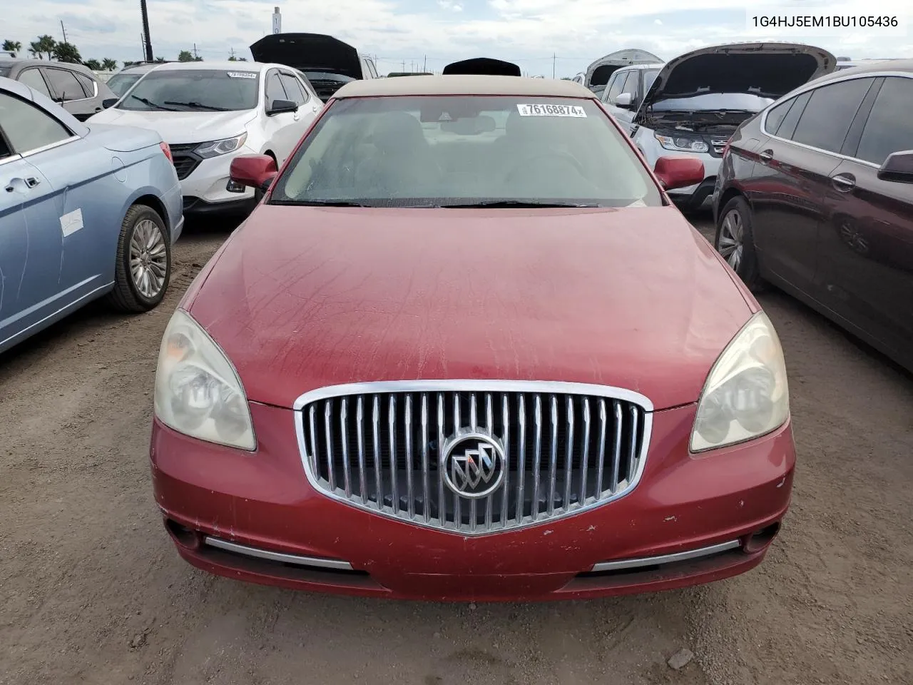 2011 Buick Lucerne Cxl VIN: 1G4HJ5EM1BU105436 Lot: 76168874