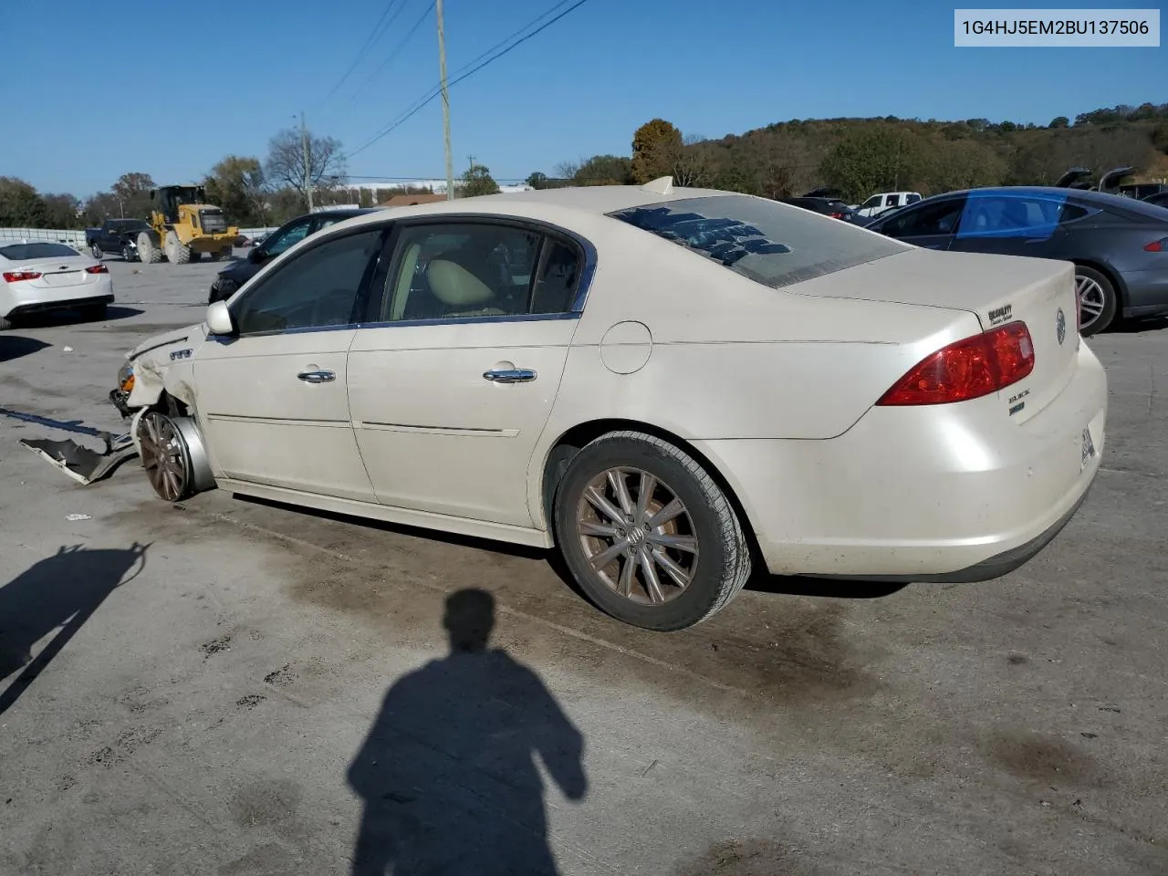 2011 Buick Lucerne Cxl VIN: 1G4HJ5EM2BU137506 Lot: 77587074