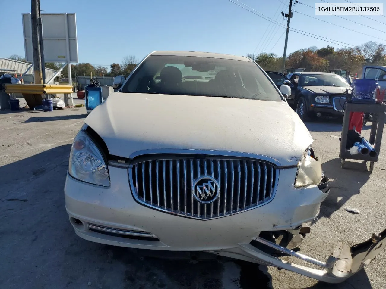 2011 Buick Lucerne Cxl VIN: 1G4HJ5EM2BU137506 Lot: 77587074