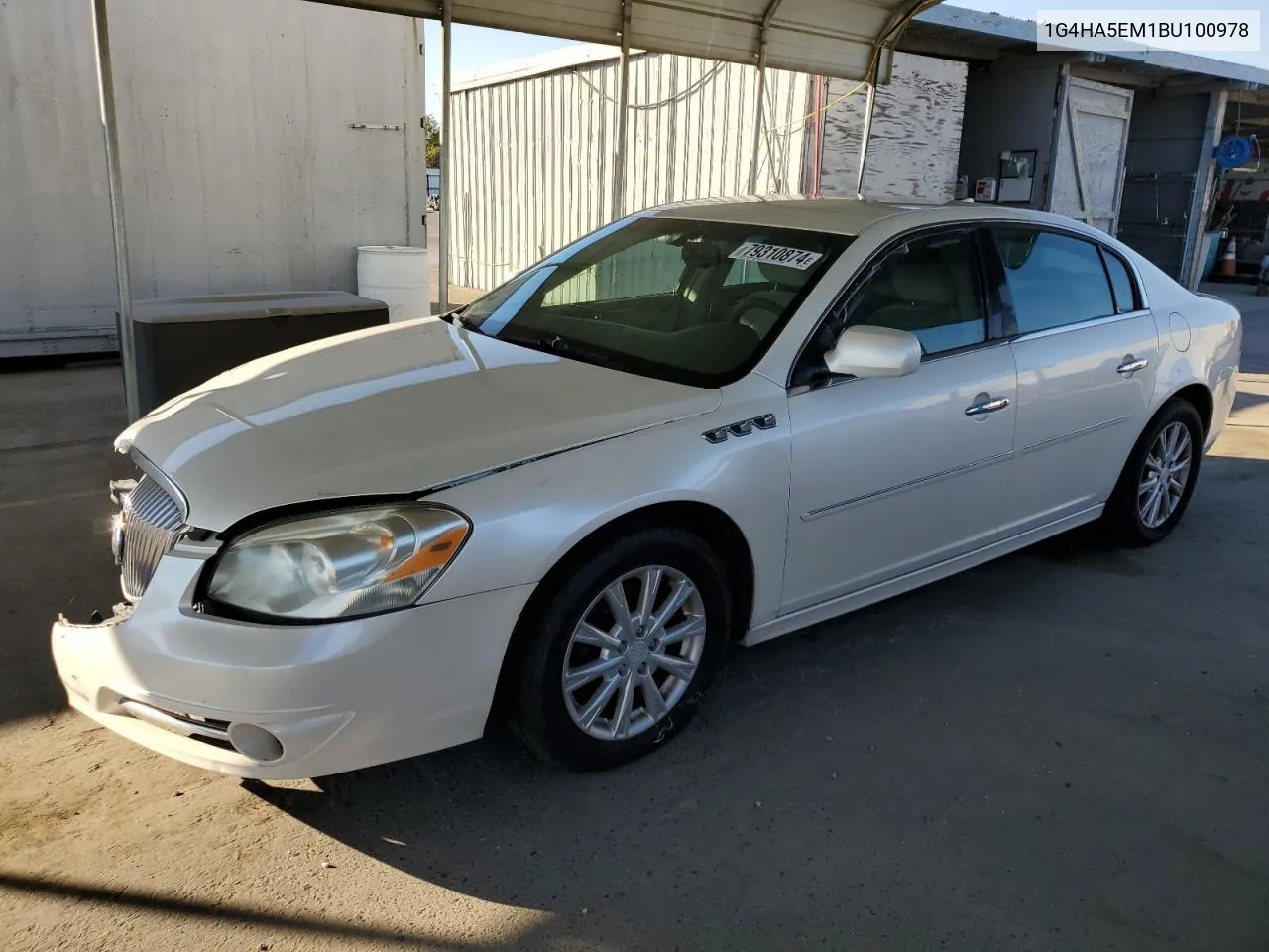 2011 Buick Lucerne Cx VIN: 1G4HA5EM1BU100978 Lot: 79310874