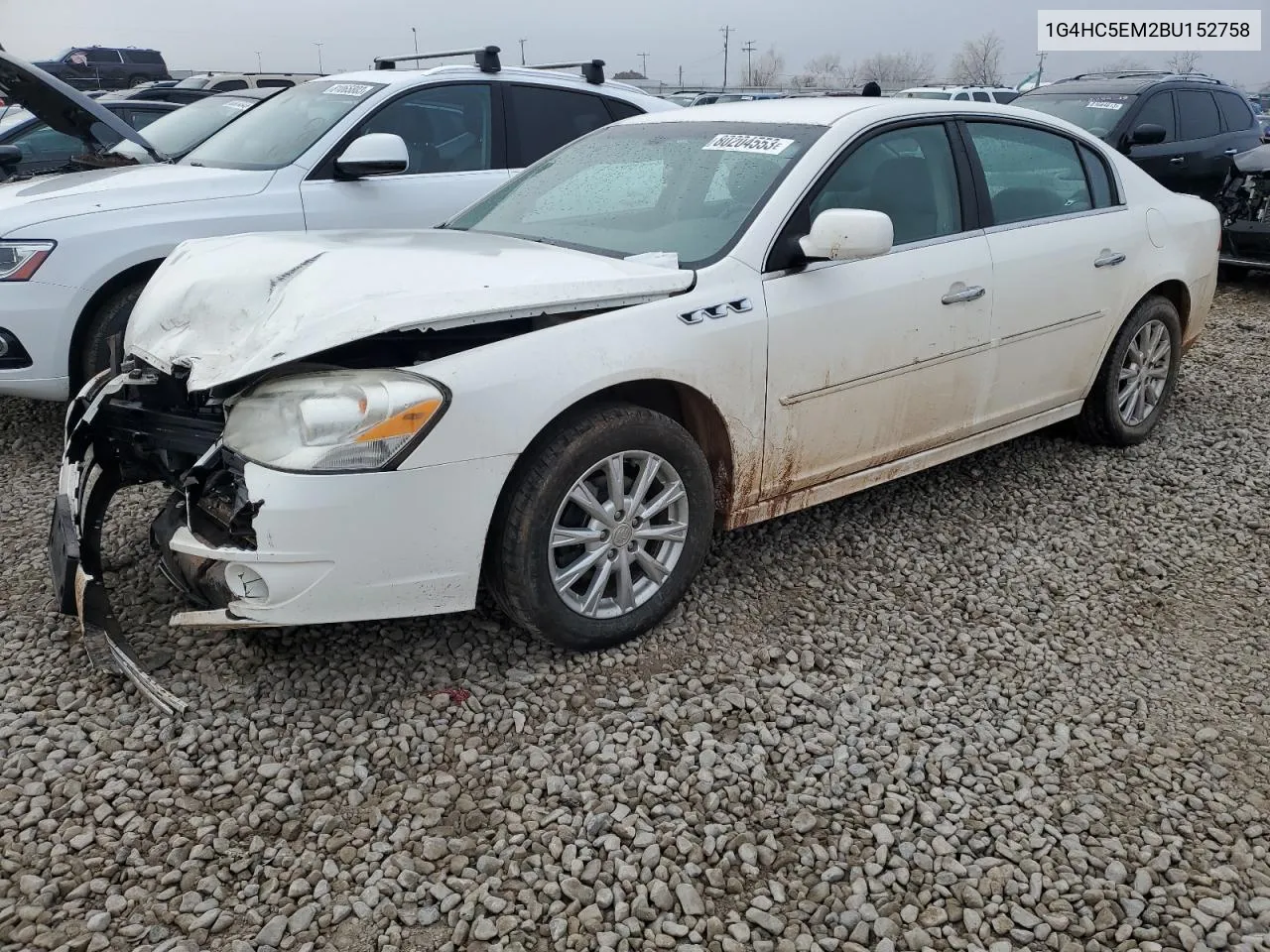 2011 Buick Lucerne Cxl VIN: 1G4HC5EM2BU152758 Lot: 80204553