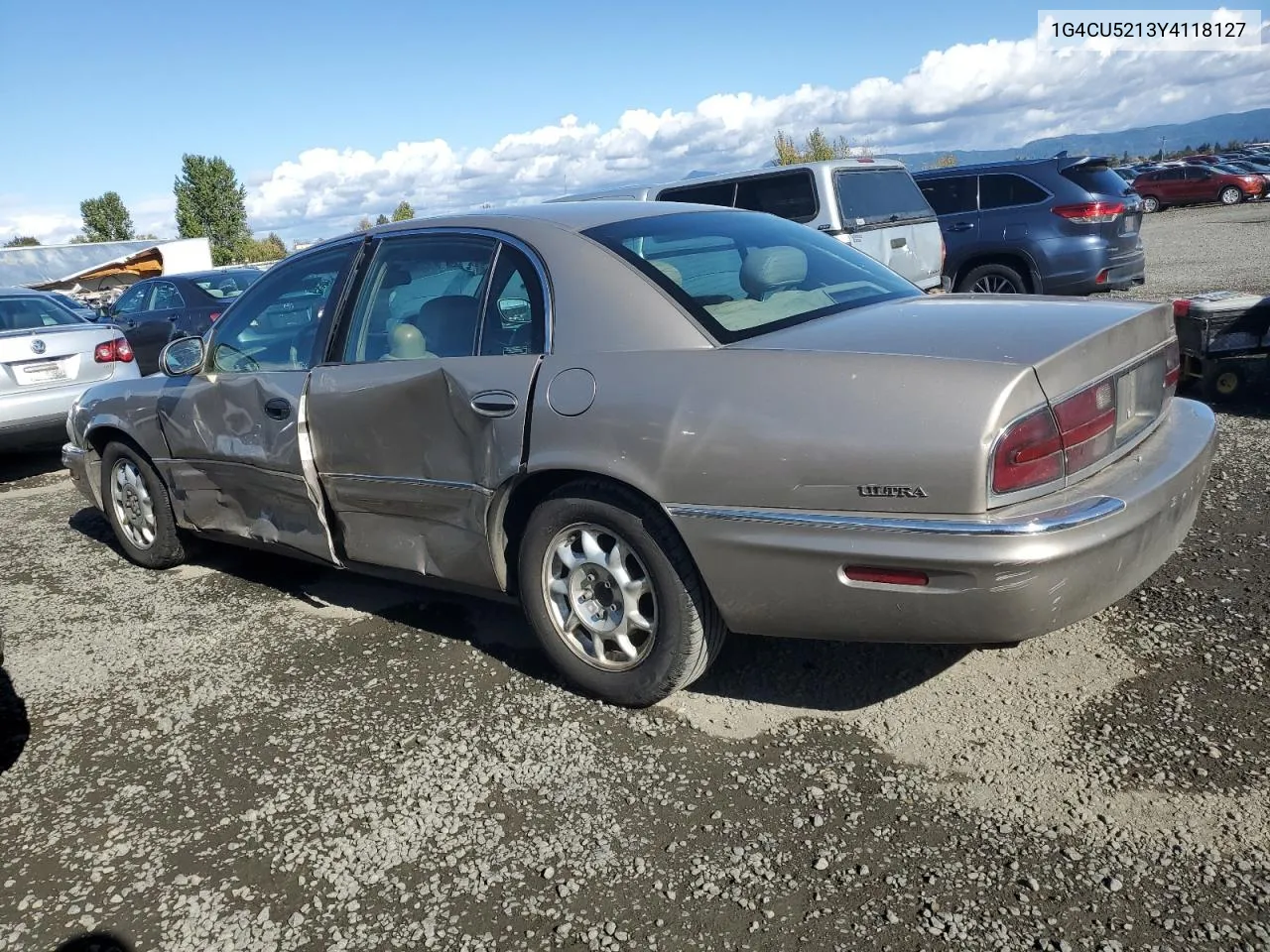 2000 Buick Park Avenue Ultra VIN: 1G4CU5213Y4118127 Lot: 76374924