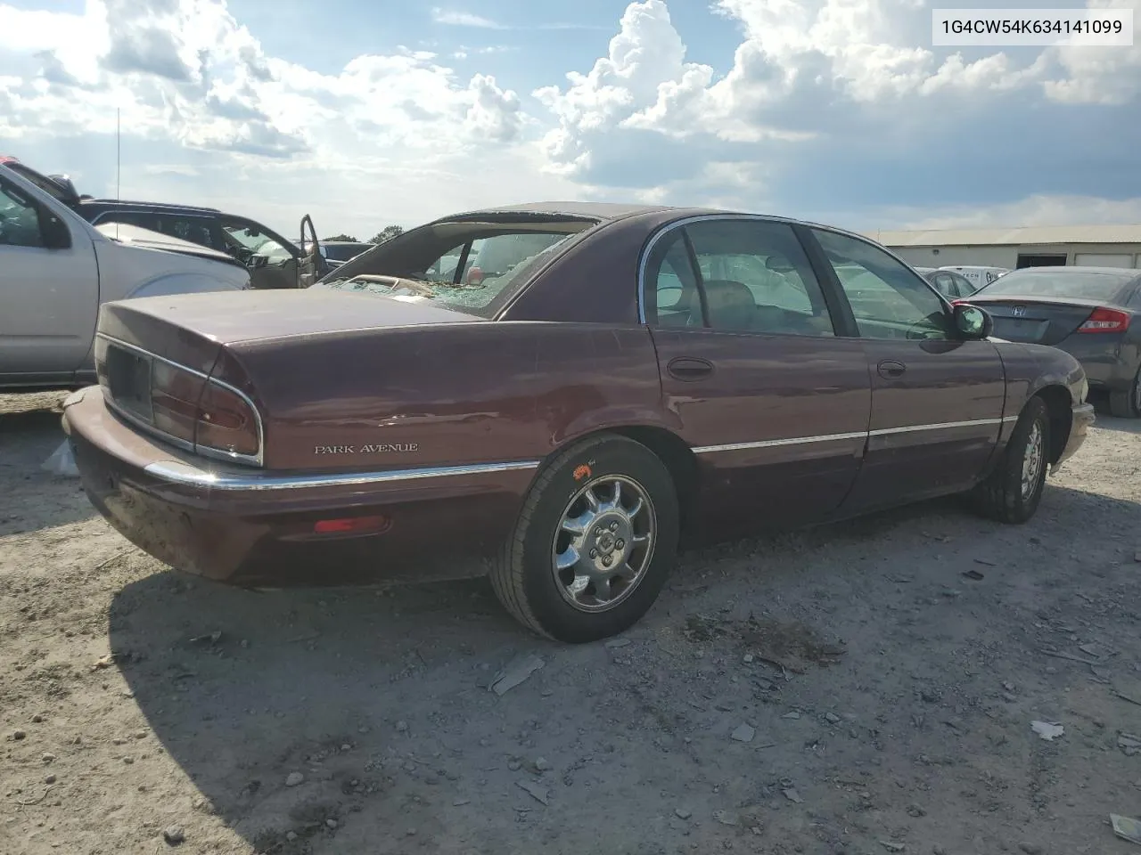 2003 Buick Park Avenue VIN: 1G4CW54K634141099 Lot: 71053254