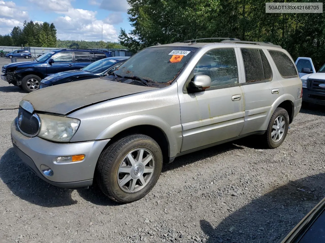 2004 Buick Rainier Cxl VIN: 5GADT13SX42168705 Lot: 60367634