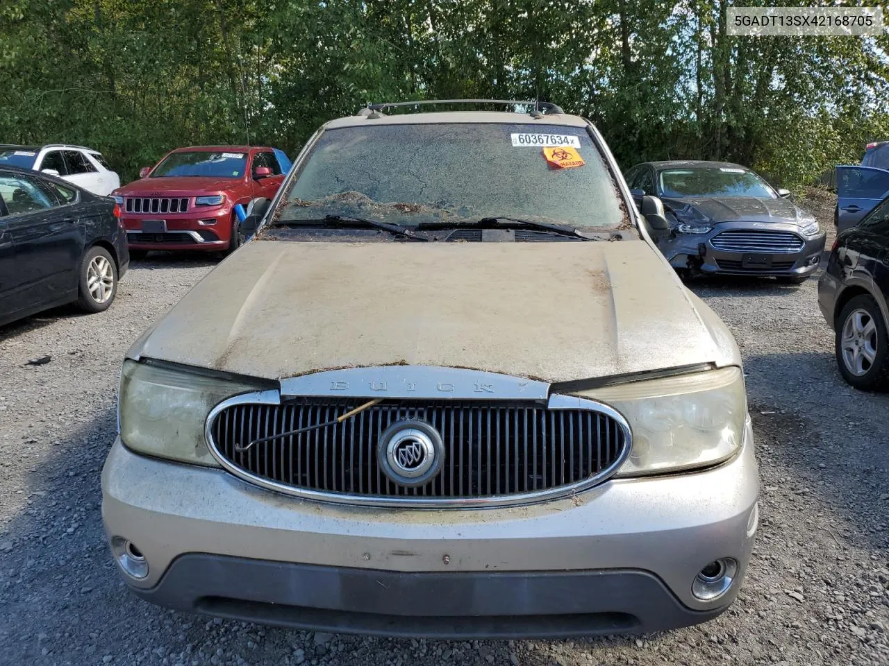 2004 Buick Rainier Cxl VIN: 5GADT13SX42168705 Lot: 60367634