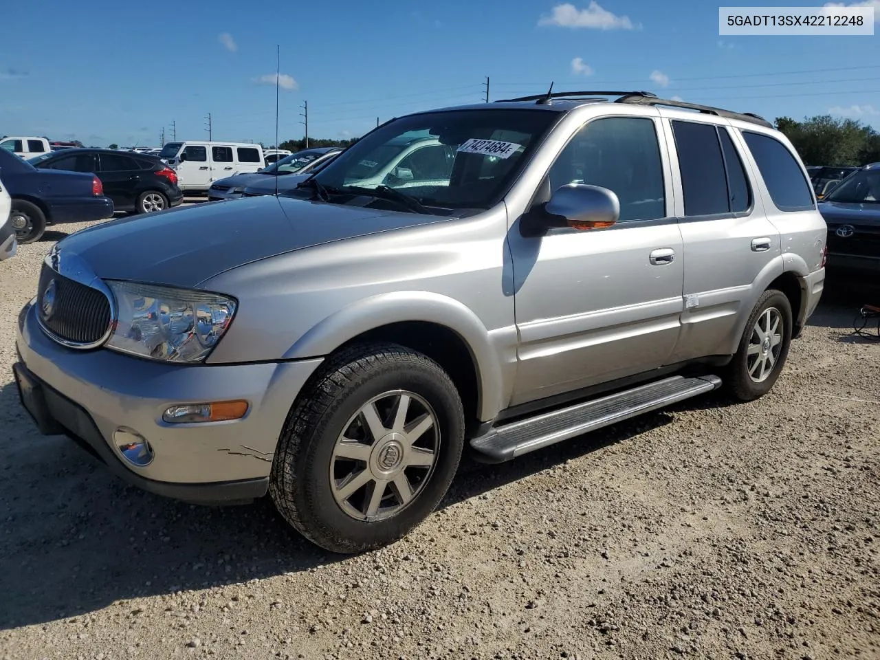 2004 Buick Rainier Cxl VIN: 5GADT13SX42212248 Lot: 74274684