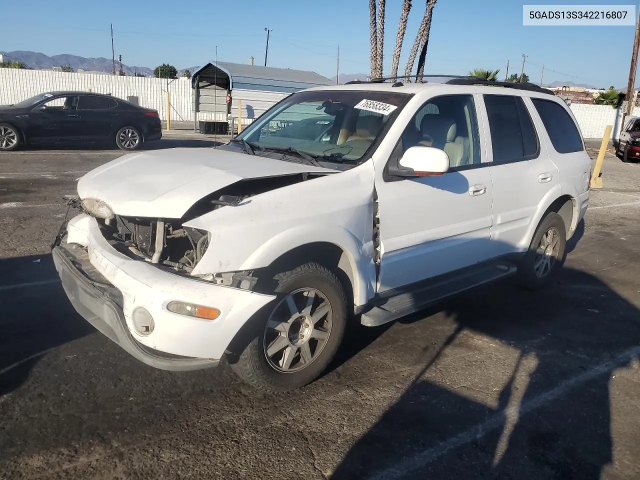 2004 Buick Rainier Cxl VIN: 5GADS13S342216807 Lot: 76858334