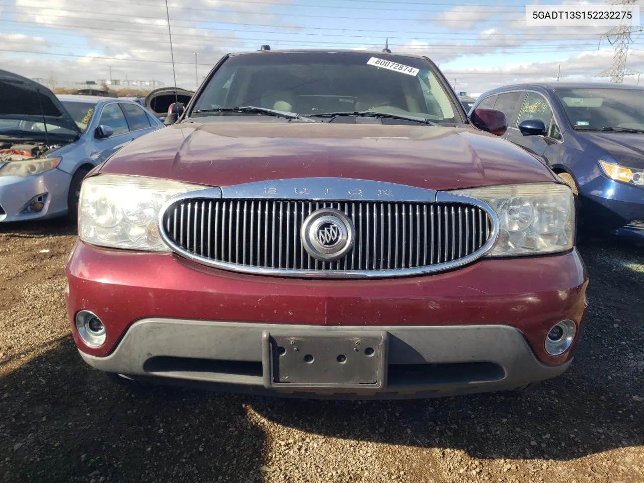 2005 Buick Rainier Cxl VIN: 5GADT13S152232275 Lot: 80072874