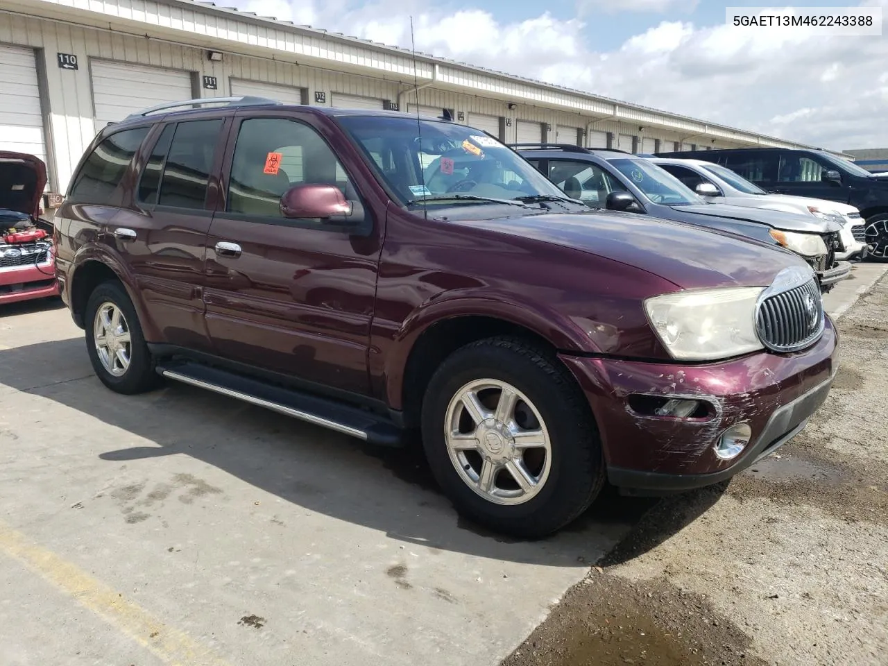 2006 Buick Rainier Cxl VIN: 5GAET13M462243388 Lot: 51186154