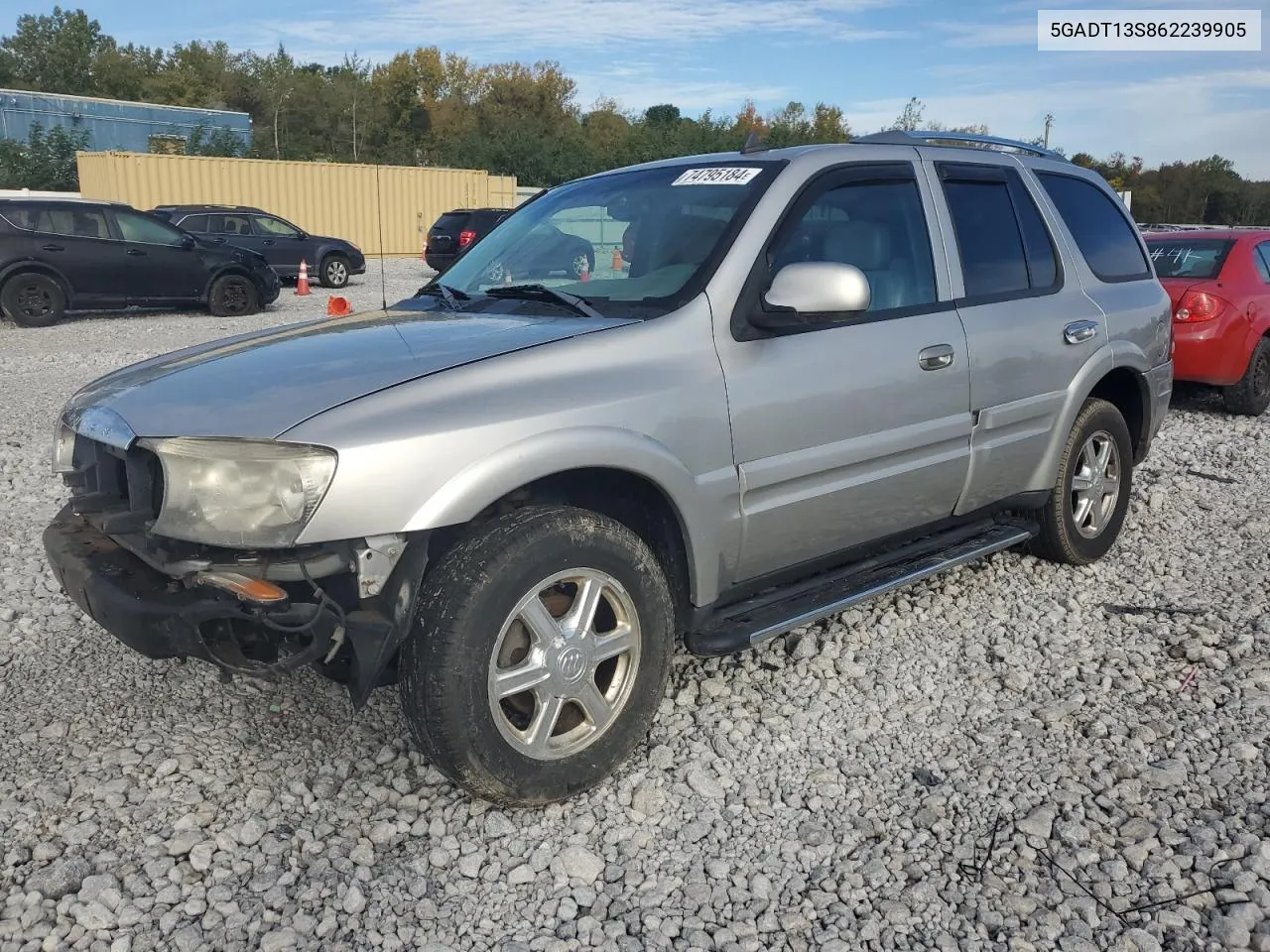 2006 Buick Rainier Cxl VIN: 5GADT13S862239905 Lot: 74795184