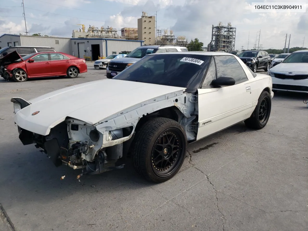 1989 Buick Reatta VIN: 1G4EC11C3KB904911 Lot: 56138304