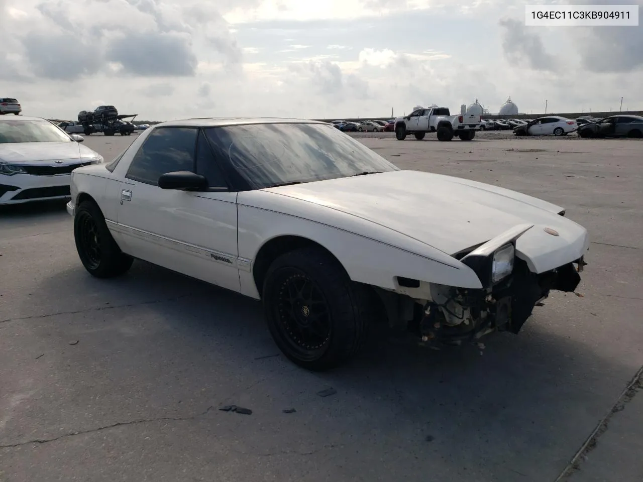 1989 Buick Reatta VIN: 1G4EC11C3KB904911 Lot: 56138304