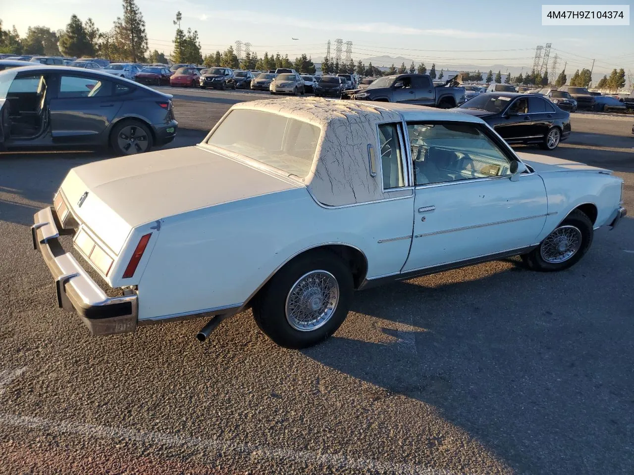 1979 Buick Regal VIN: 4M47H9Z104374 Lot: 75039904