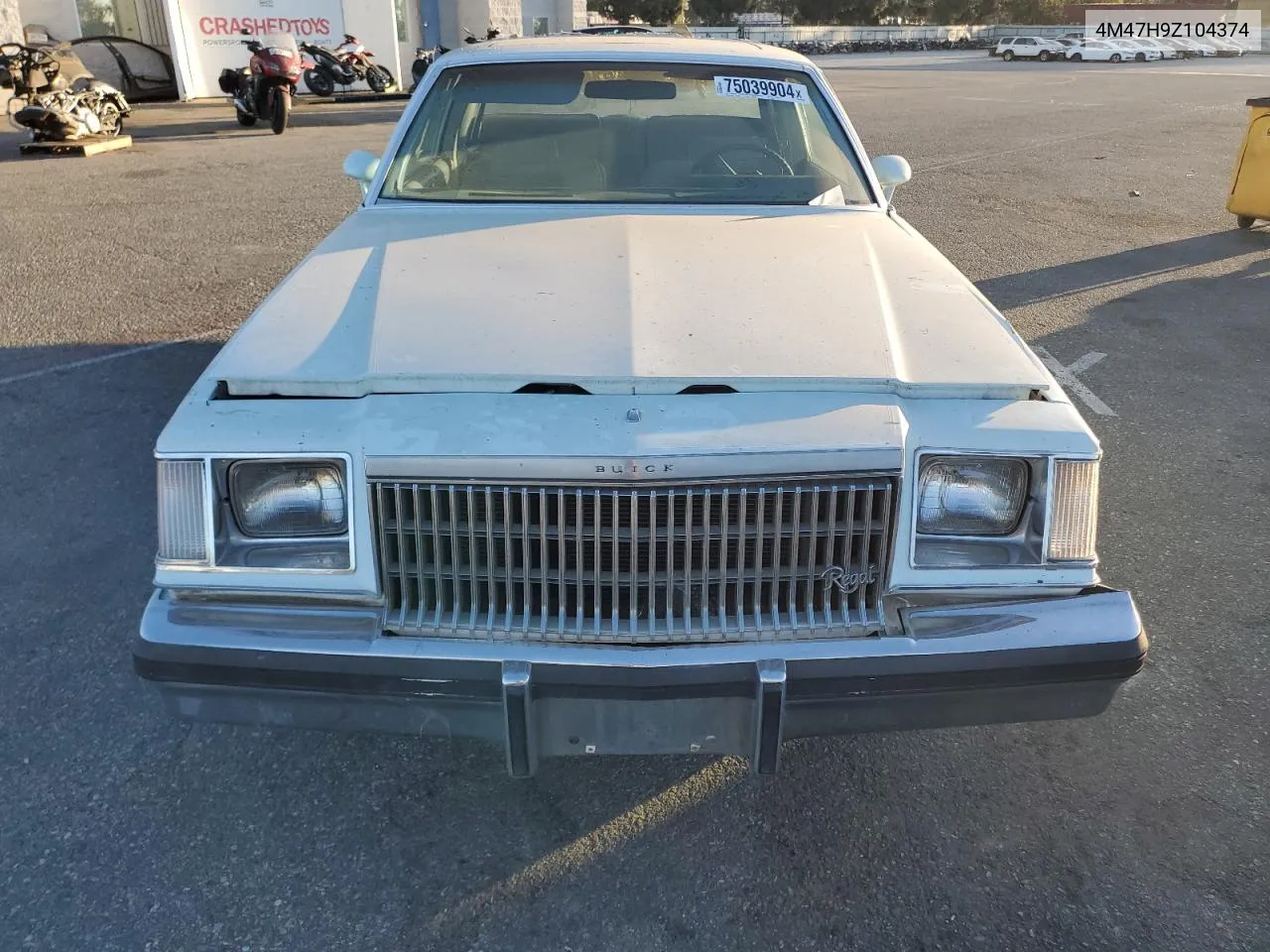 1979 Buick Regal VIN: 4M47H9Z104374 Lot: 75039904