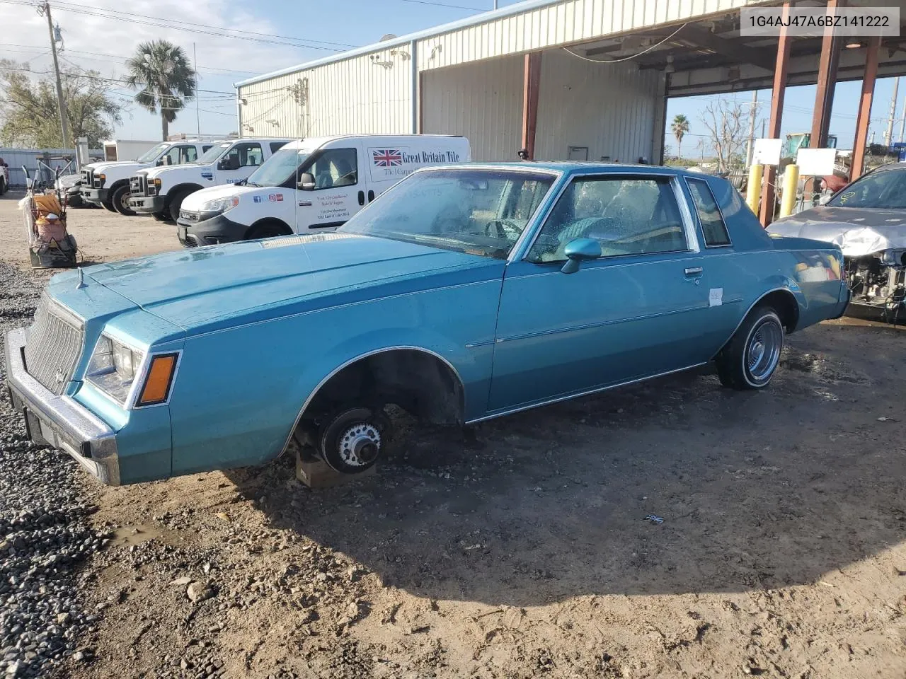 1981 Buick Regal VIN: 1G4AJ47A6BZ141222 Lot: 78720344