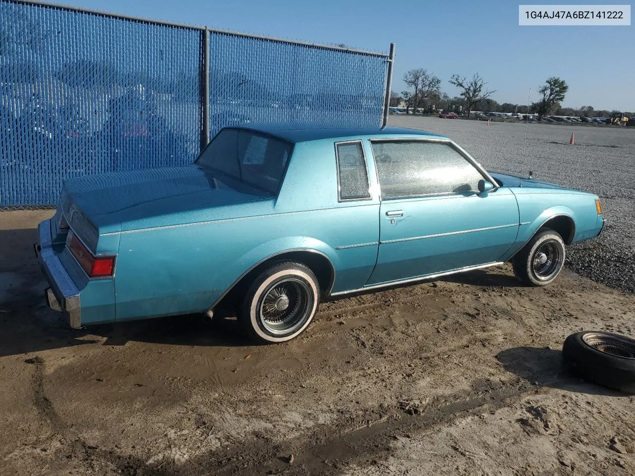 1981 Buick Regal VIN: 1G4AJ47A6BZ141222 Lot: 78720344