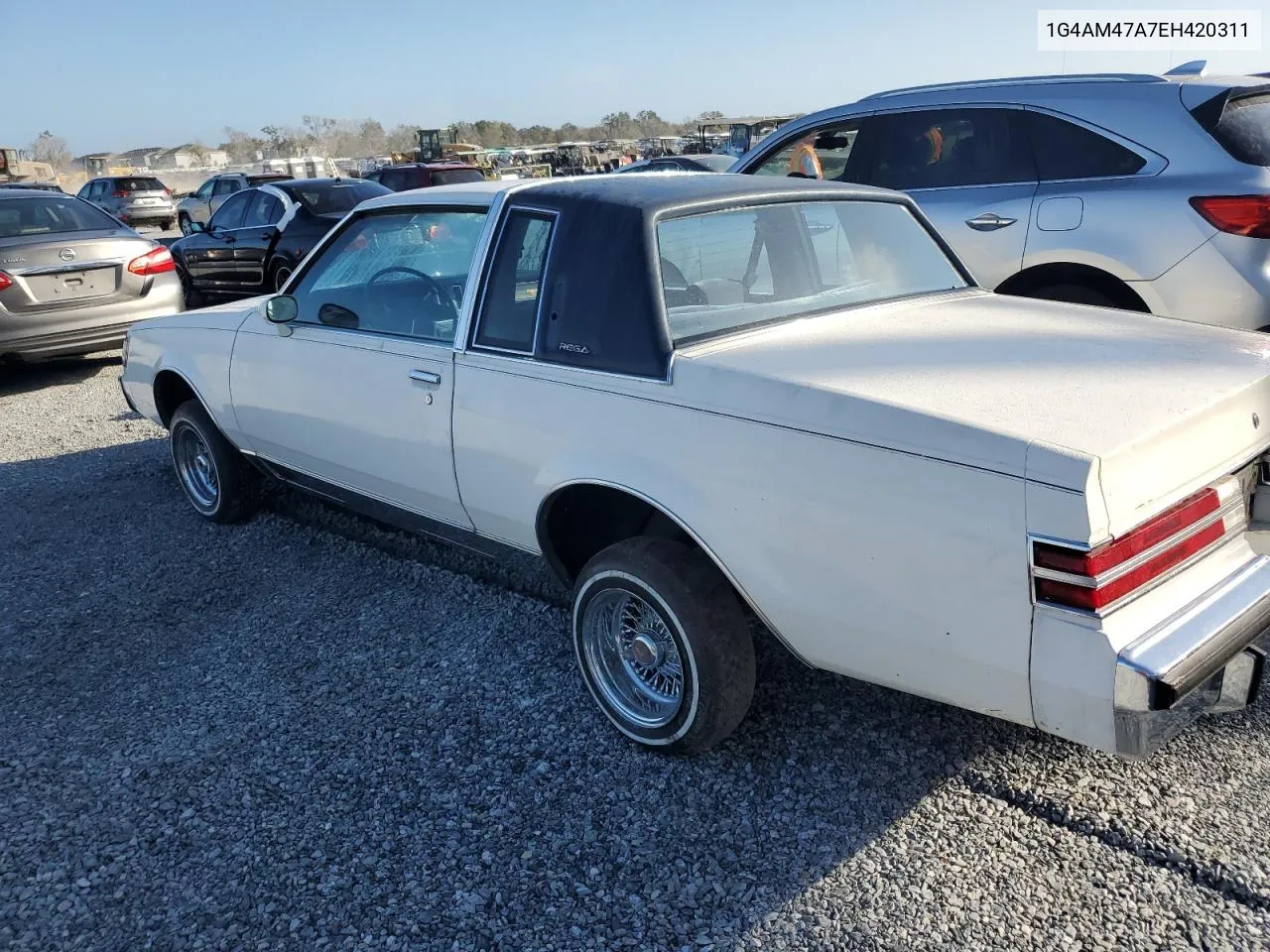 1984 Buick Regal Limited VIN: 1G4AM47A7EH420311 Lot: 78300284