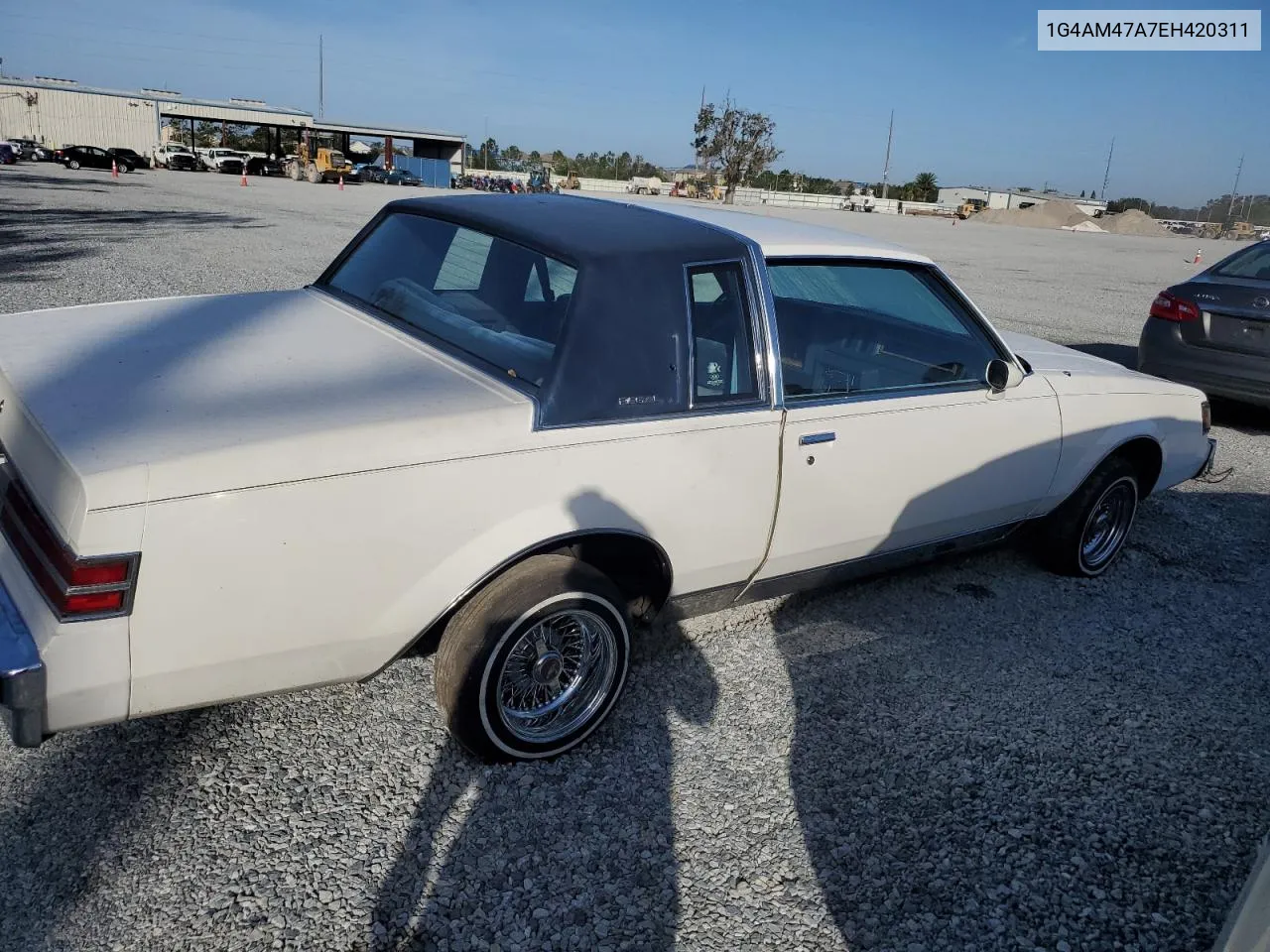 1984 Buick Regal Limited VIN: 1G4AM47A7EH420311 Lot: 78300284