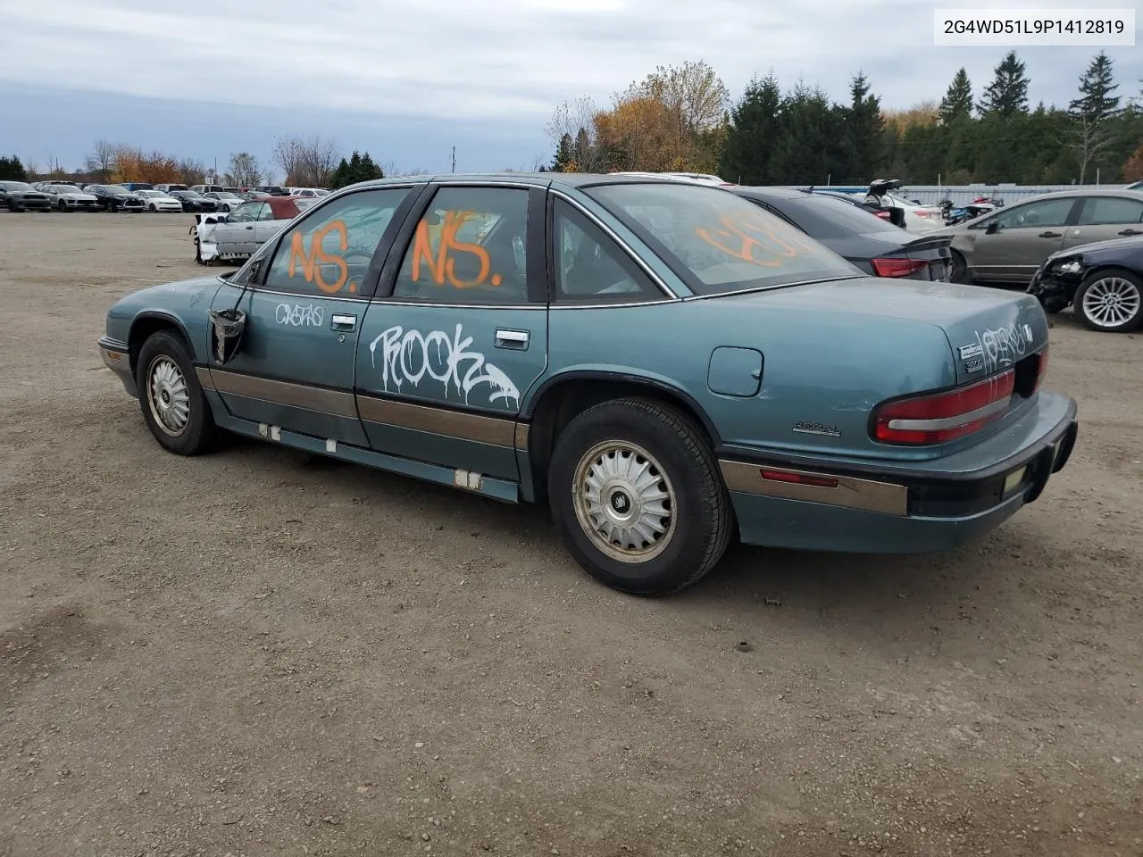 1993 Buick Regal Limited VIN: 2G4WD51L9P1412819 Lot: 78905174