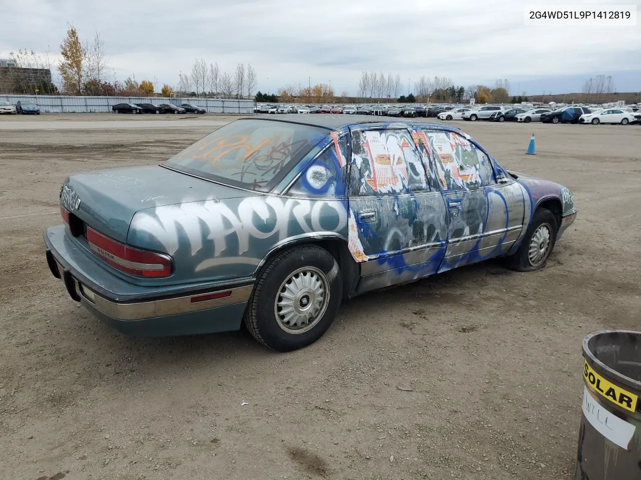 1993 Buick Regal Limited VIN: 2G4WD51L9P1412819 Lot: 78905174