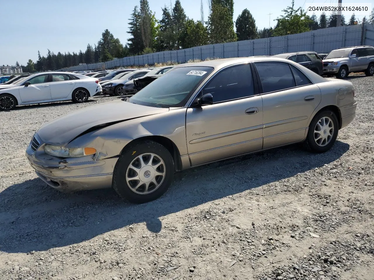 1999 Buick Regal Ls VIN: 2G4WB52K8X1624610 Lot: 64716284