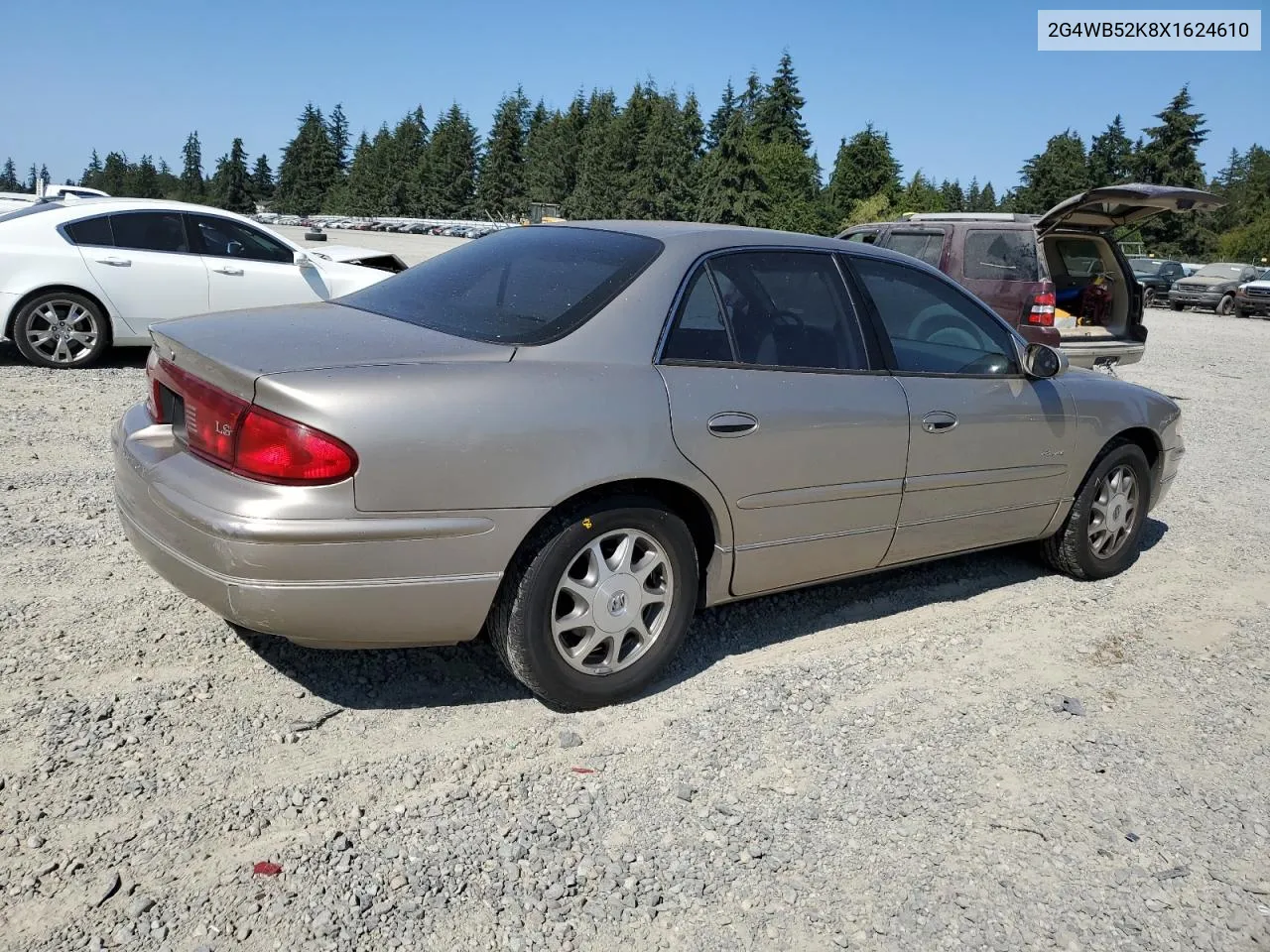 1999 Buick Regal Ls VIN: 2G4WB52K8X1624610 Lot: 64716284