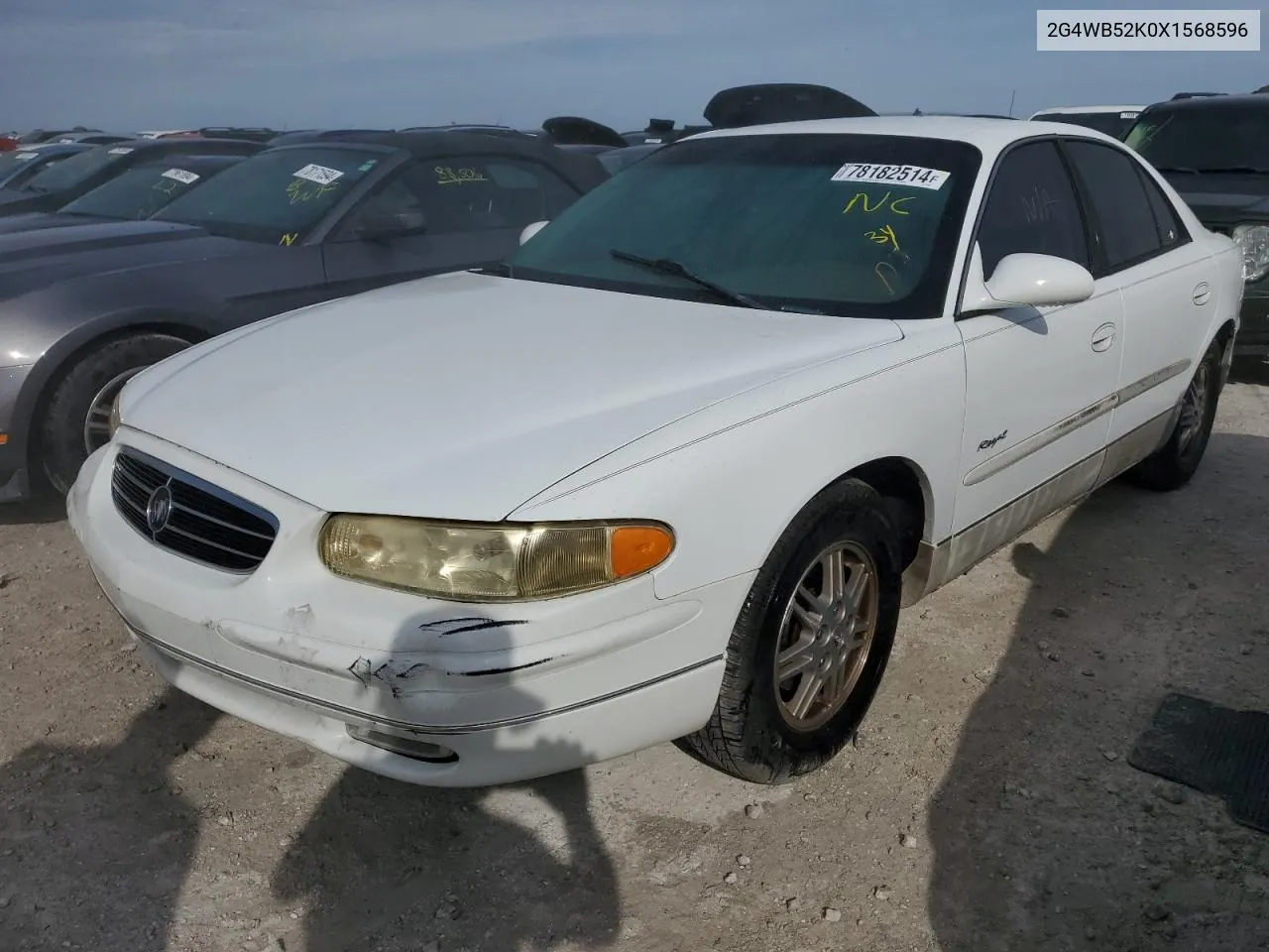 1999 Buick Regal Ls VIN: 2G4WB52K0X1568596 Lot: 78182514