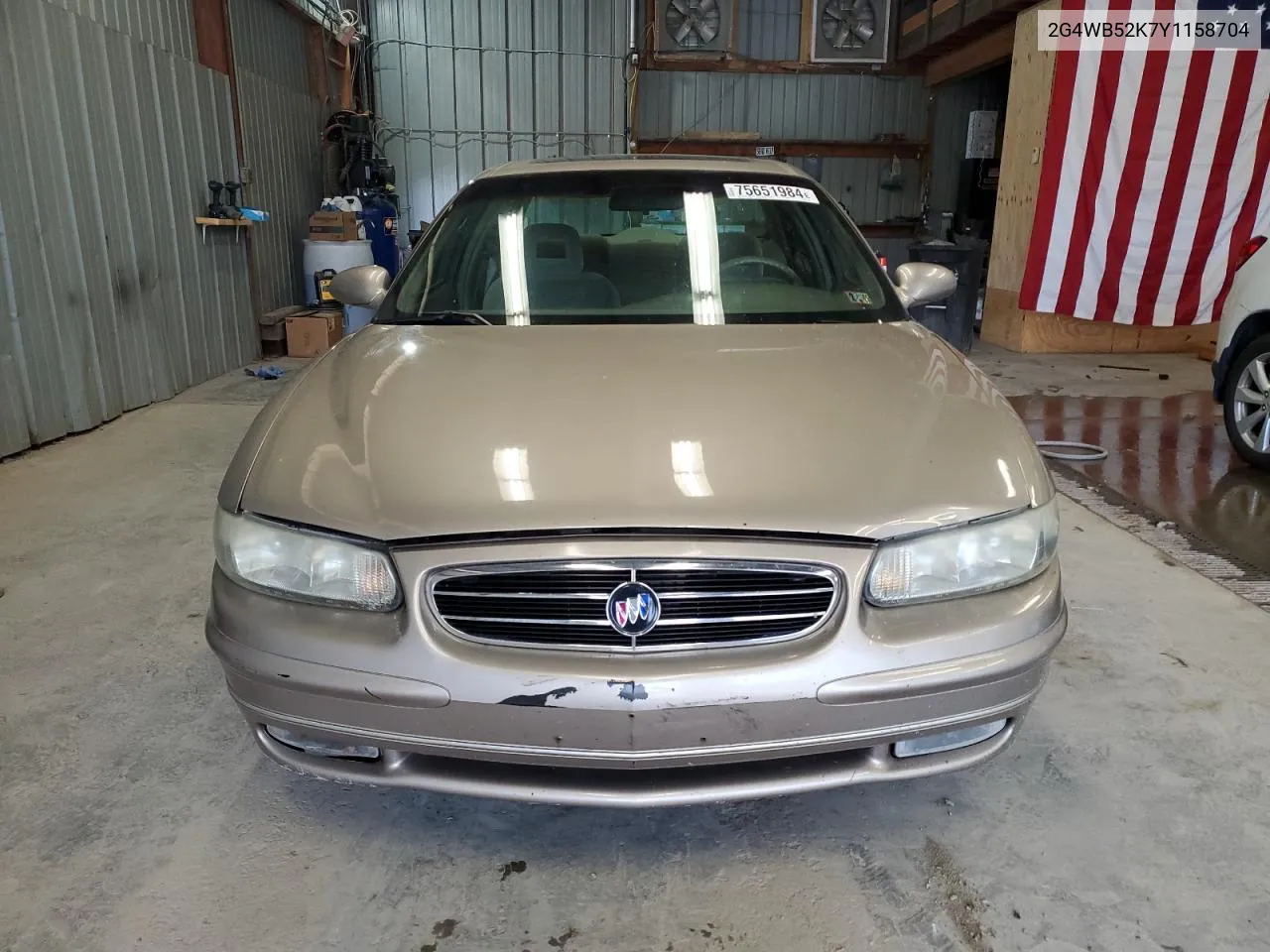 2000 Buick Regal Ls VIN: 2G4WB52K7Y1158704 Lot: 75651984