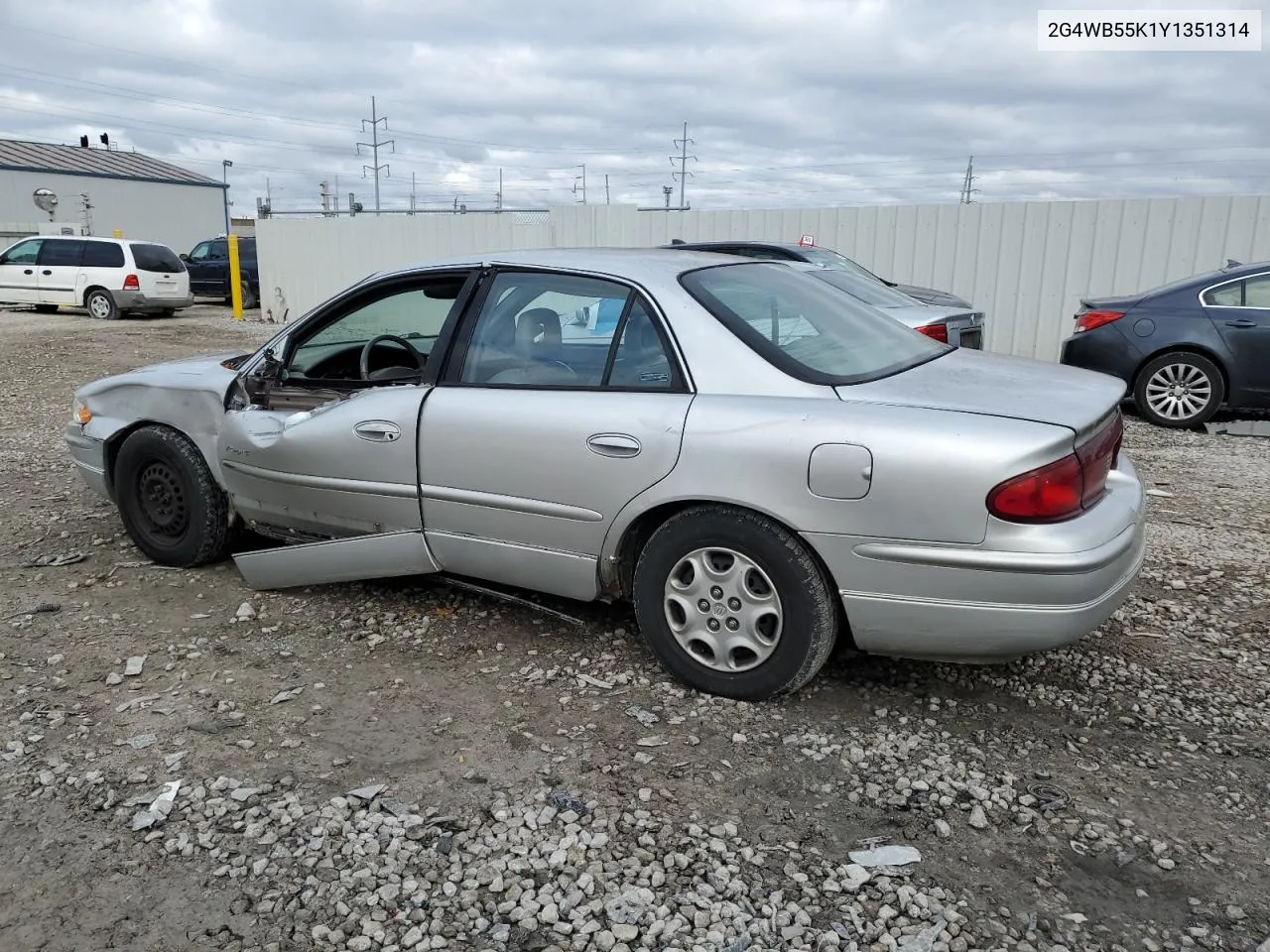 2000 Buick Regal Ls VIN: 2G4WB55K1Y1351314 Lot: 80290014