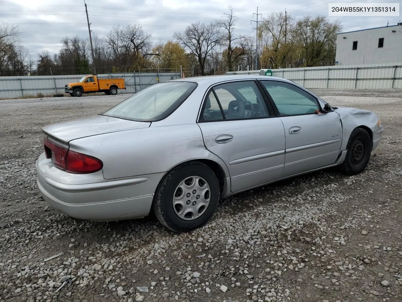 2000 Buick Regal Ls VIN: 2G4WB55K1Y1351314 Lot: 80290014