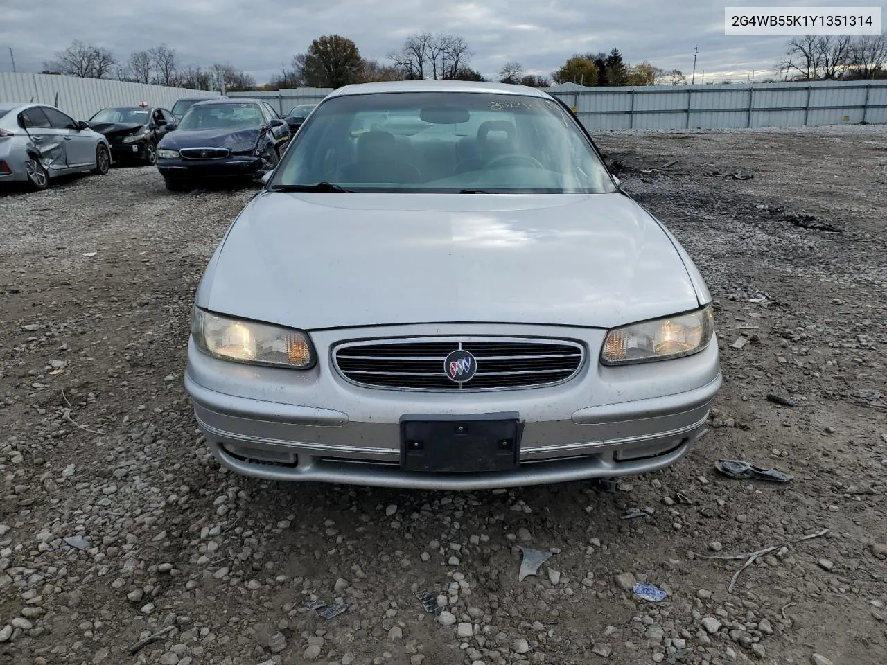 2000 Buick Regal Ls VIN: 2G4WB55K1Y1351314 Lot: 80290014