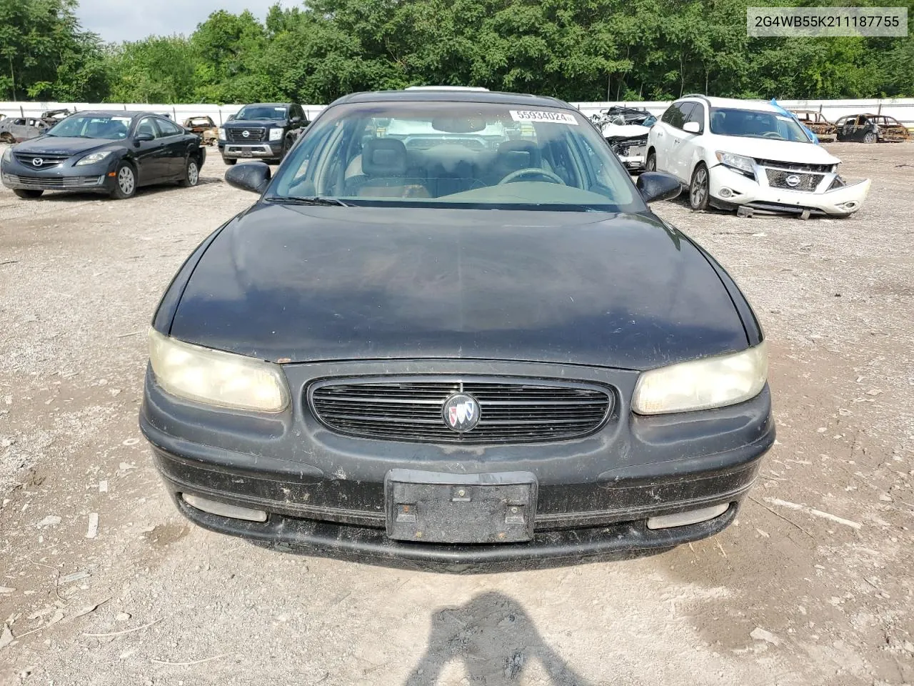 2001 Buick Regal Ls VIN: 2G4WB55K211187755 Lot: 55934024