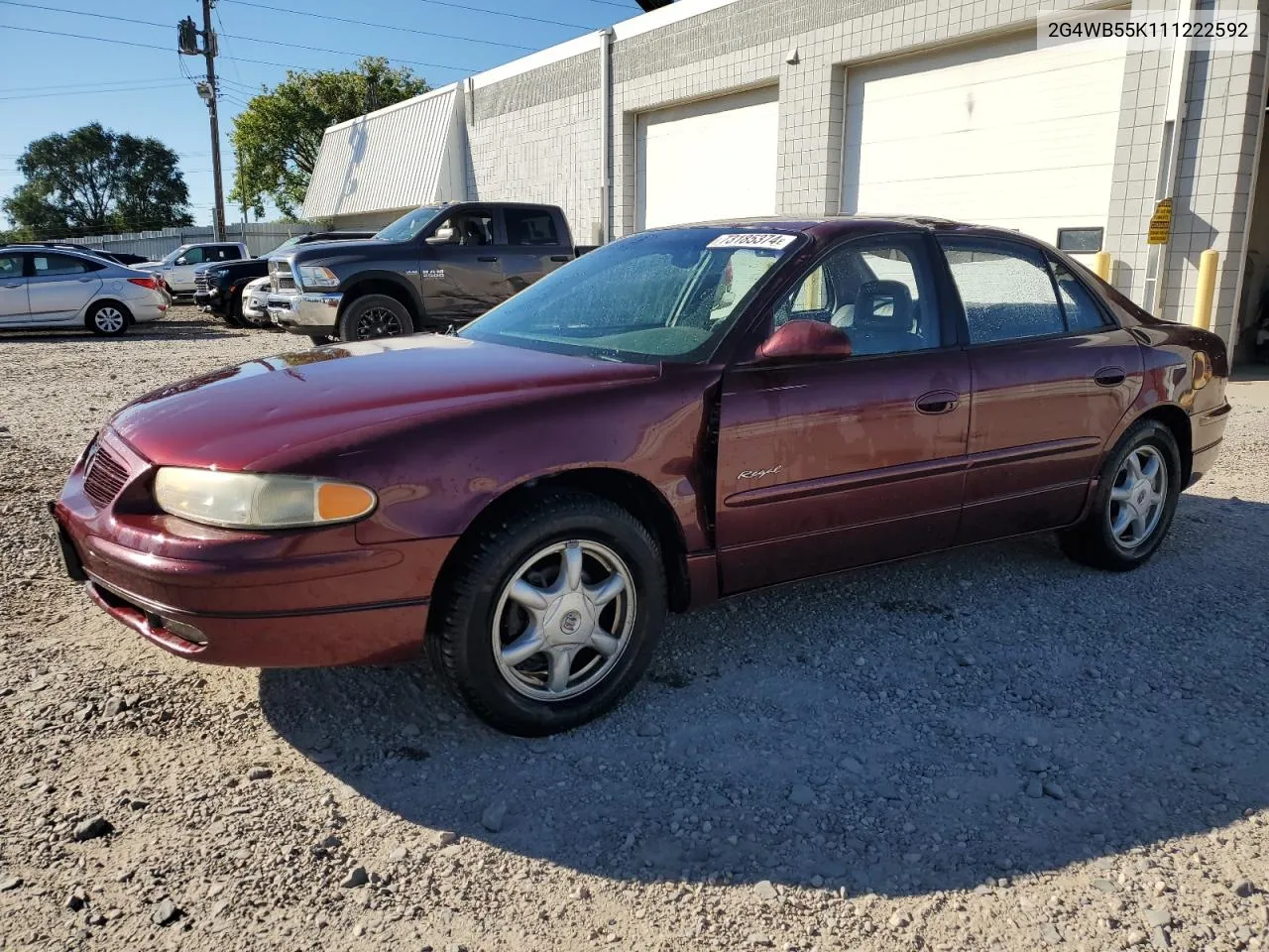 2001 Buick Regal Ls VIN: 2G4WB55K111222592 Lot: 73185374