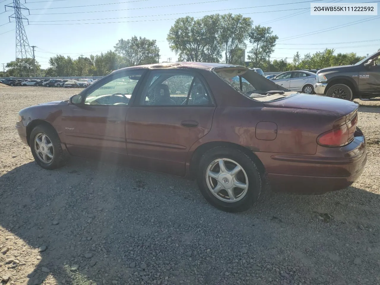 2001 Buick Regal Ls VIN: 2G4WB55K111222592 Lot: 73185374