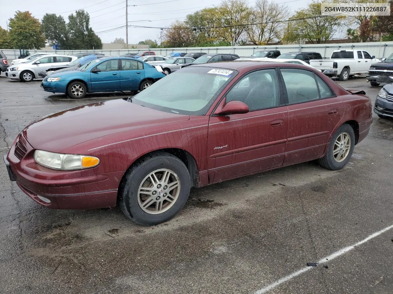 2G4WB52K111226887 2001 Buick Regal Ls