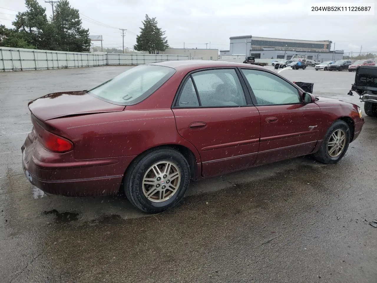 2001 Buick Regal Ls VIN: 2G4WB52K111226887 Lot: 75747414