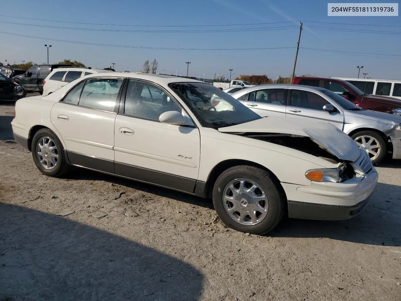 2001 Buick Regal Gs VIN: 2G4WF551811319736 Lot: 78171244