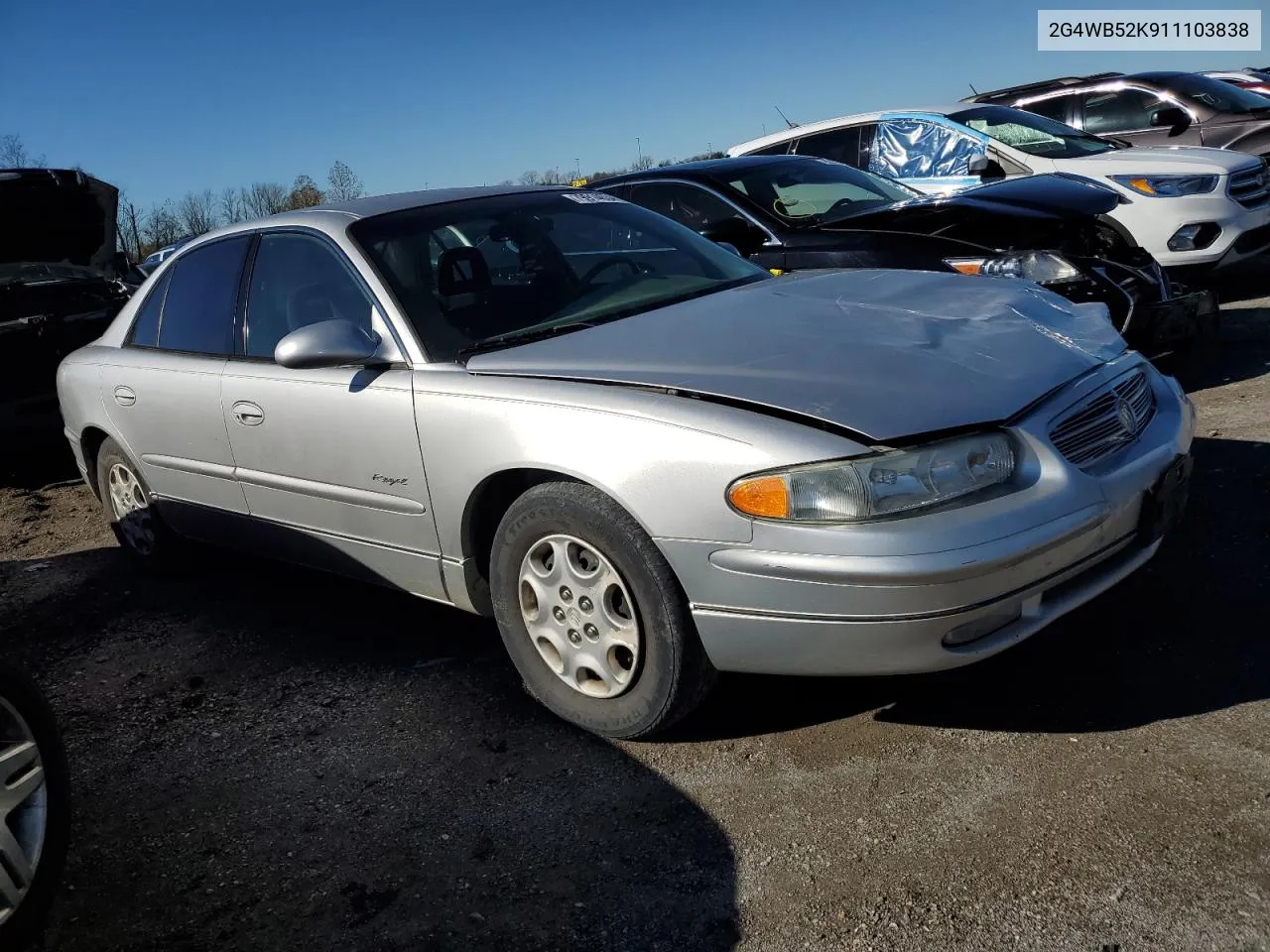 2001 Buick Regal Ls VIN: 2G4WB52K911103838 Lot: 79914634