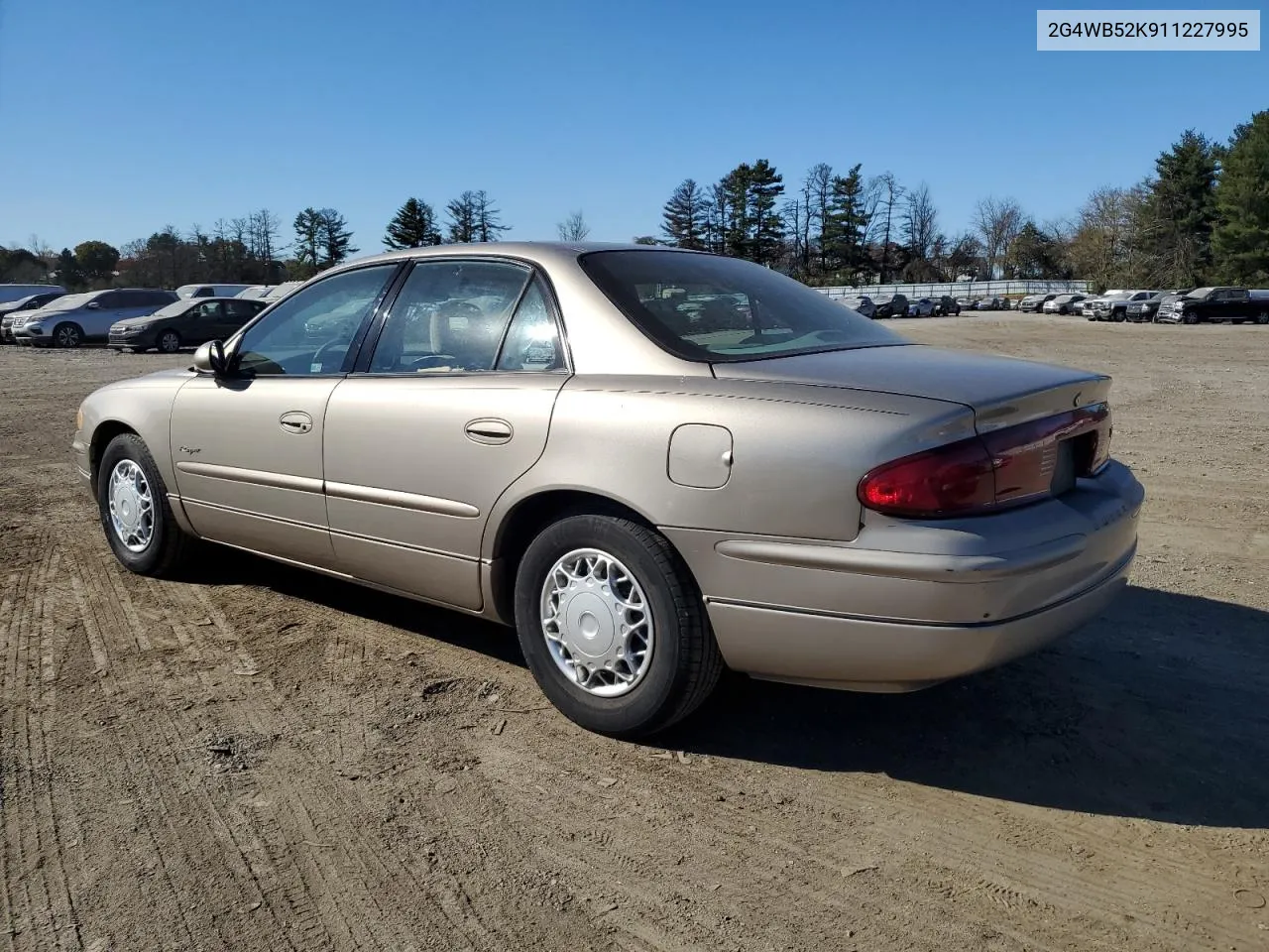 2001 Buick Regal Ls VIN: 2G4WB52K911227995 Lot: 80096804