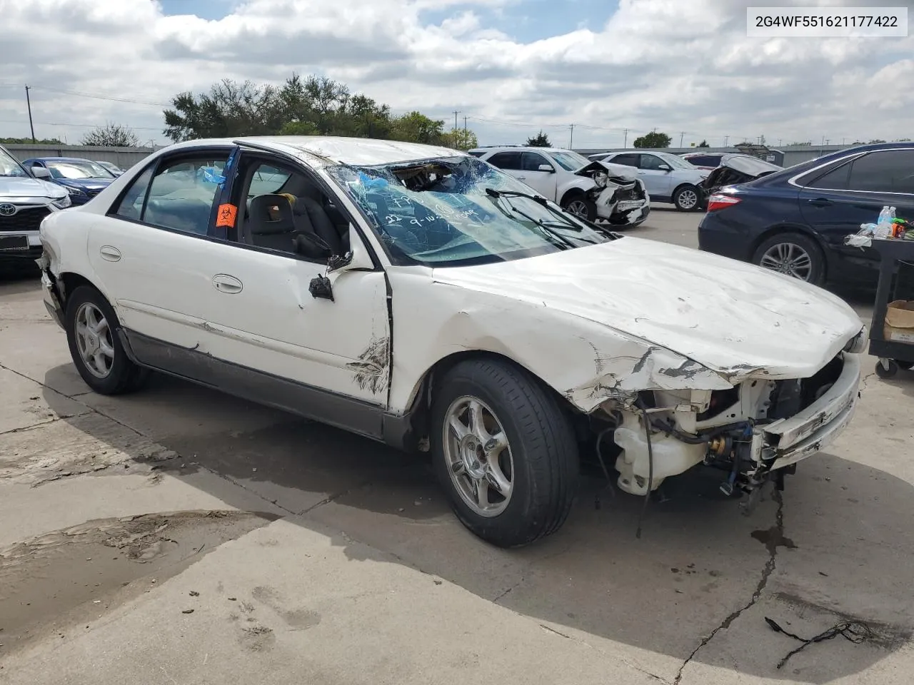 2002 Buick Regal Gs VIN: 2G4WF551621177422 Lot: 72736814