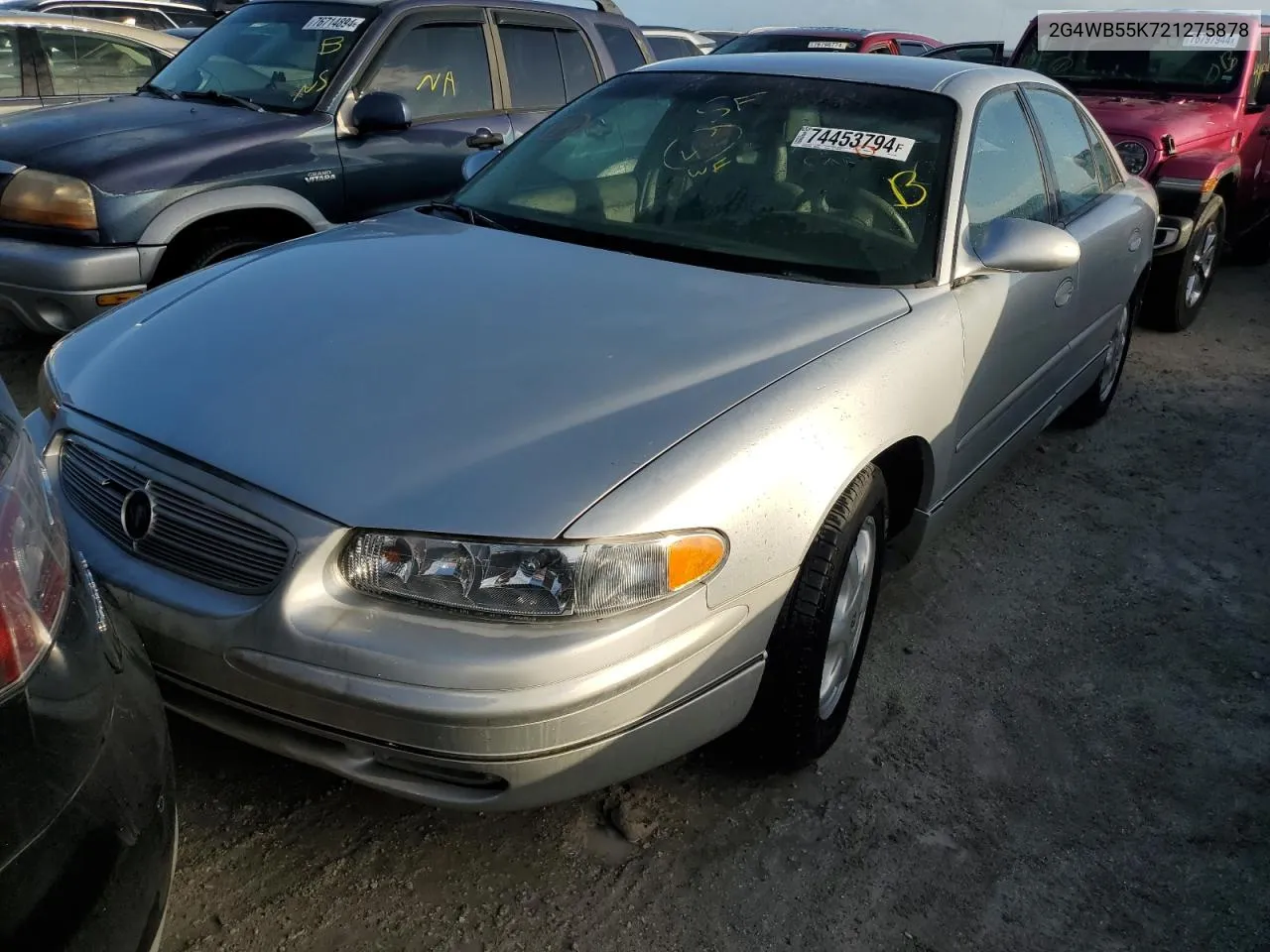 2002 Buick Regal Ls VIN: 2G4WB55K721275878 Lot: 74453794