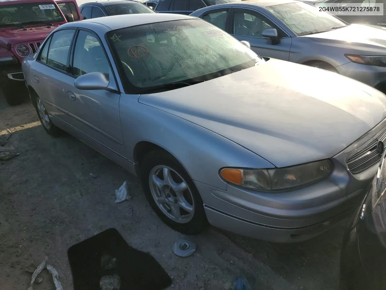 2002 Buick Regal Ls VIN: 2G4WB55K721275878 Lot: 74453794