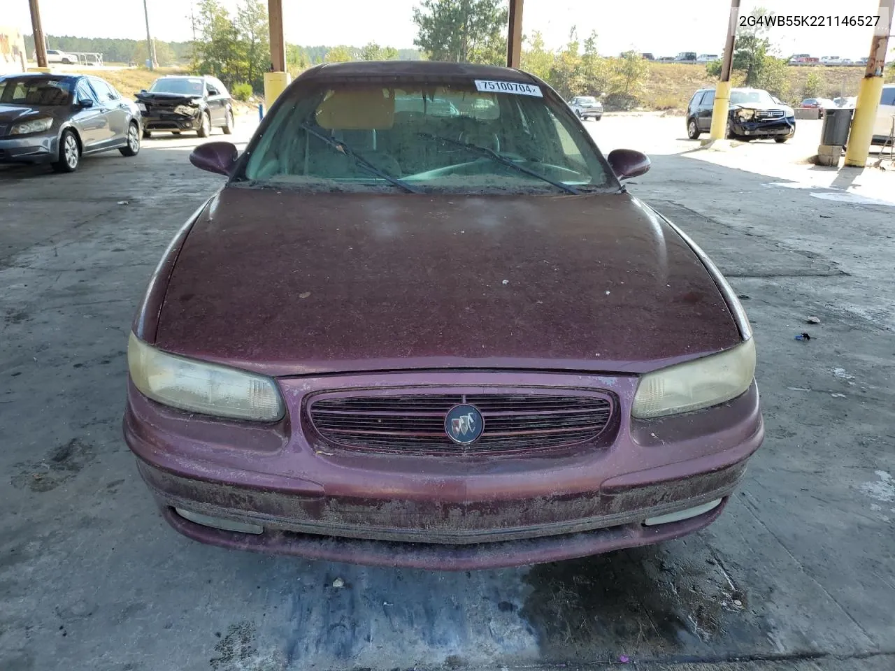 2002 Buick Regal Ls VIN: 2G4WB55K221146527 Lot: 75100704