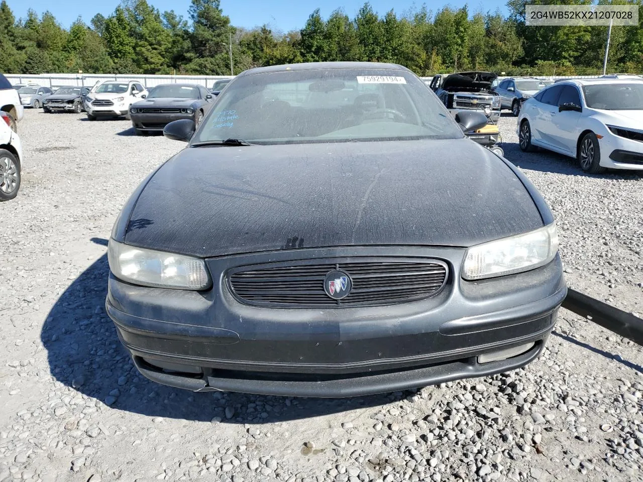 2002 Buick Regal Ls VIN: 2G4WB52KX21207028 Lot: 75929194