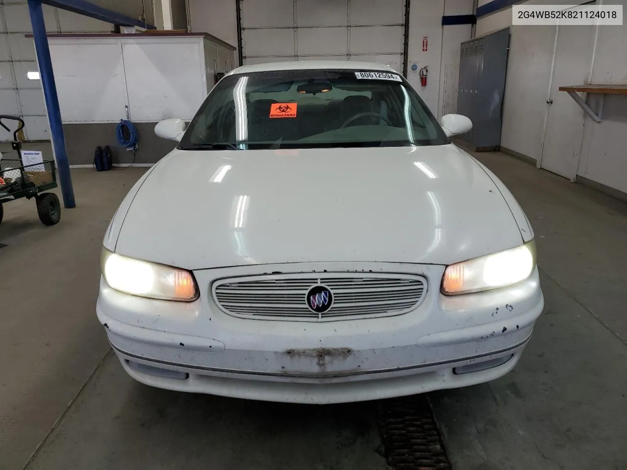 2002 Buick Regal Ls VIN: 2G4WB52K821124018 Lot: 80612594