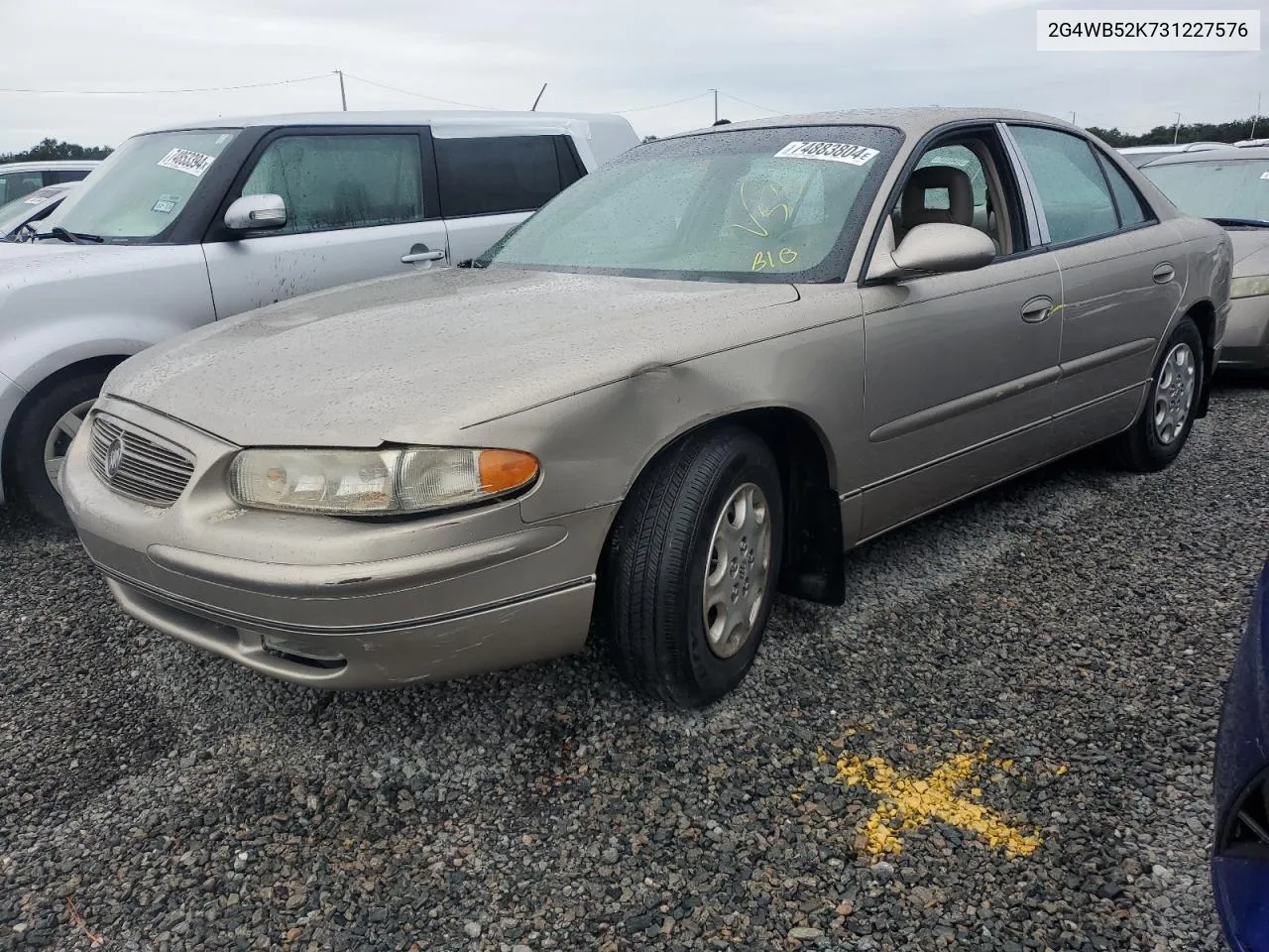 2003 Buick Regal Ls VIN: 2G4WB52K731227576 Lot: 74883804