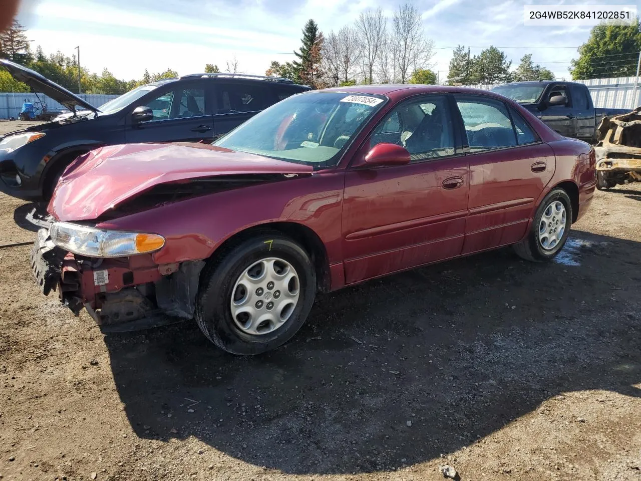 2004 Buick Regal Ls VIN: 2G4WB52K841202851 Lot: 73037054